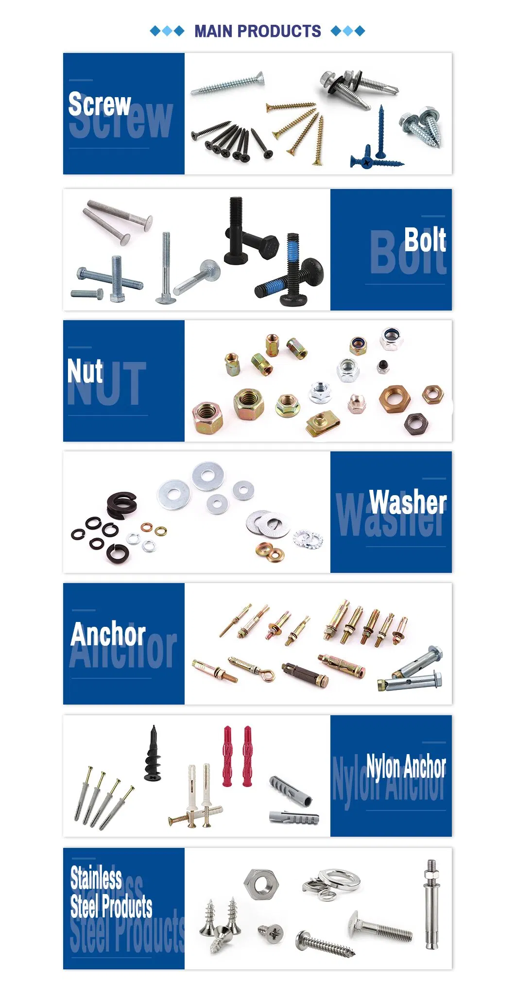 / Zinc /Polish/Other Weifeng Small Box /Bulk/Bag Frame Fixing Hollow Wall Anchor