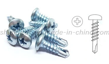 Metal Concrete Stainless Steel Window Flat Countersunk Wafer Button Pan Truss Hex Head Color Painted Roofing Drill Tail Self Drilling Screw with EPDM Washer